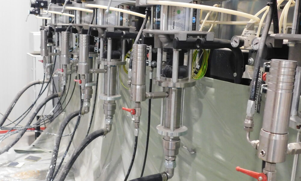 Linia lakiernicza włoskiej marki Finiture dostarczona przez firmę ITA w tym roku