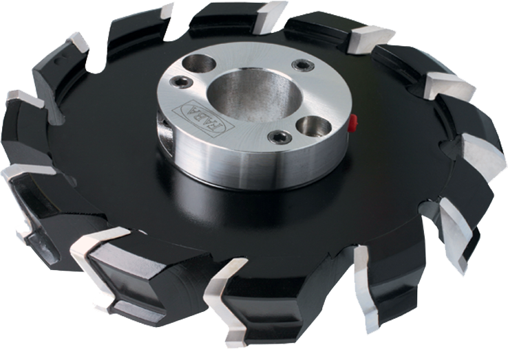 ABA jako jeden z nielicznych dostawców na świecie produkuje szeroką gamę profesjonalnych narzędzi do maszynowej obróbki drewna - piły, frezy lutowane, głowice, frezy trzpieniowe, narzędzia z mocowaniem hydro, Power Lock, HSK, SK, narzędzia do złącz, zestawy do produkcji okien i drzwi, noże oraz szeroki asortyment narzędzi DIA. Fot. FABA