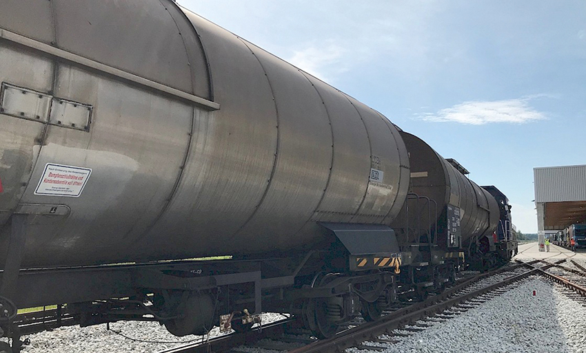 Przyfabryczną bocznicę w całości zbudowała firma EGGER. Fot. EGGER