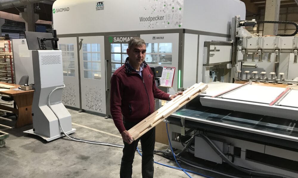 Centrum sterowane numerycznie Woodpecker marki SAMOAD dostarczone przez firmę ITA w 2018 roku