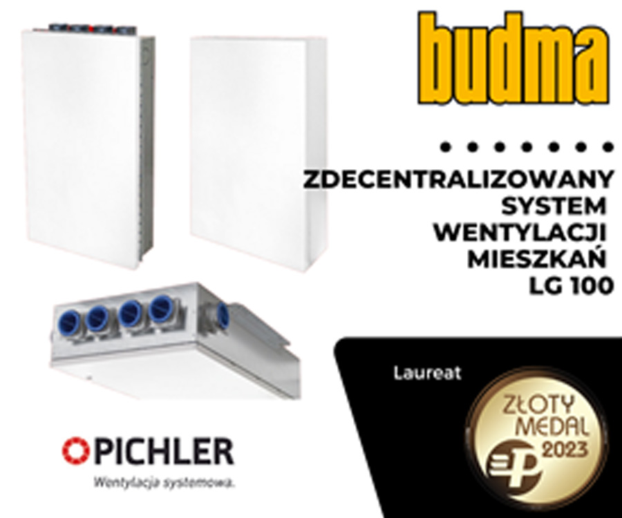 ZDECENTRALIZOWANY SYSTEM WENTYLACJI MIESZKAŃ LG 100