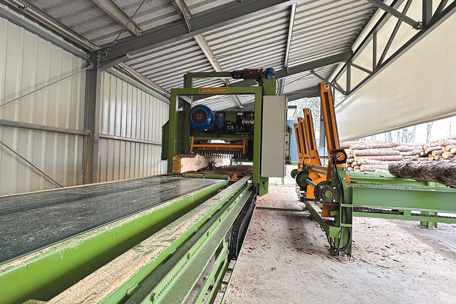 Linia przetarcia tarcicy