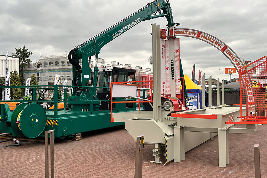 Targi odbywały się nie tylko w pawilonach, ale także na terenie zewnętrznym Międzynarodowych Targów Poznańskich. Fot. Kurier Drzewny