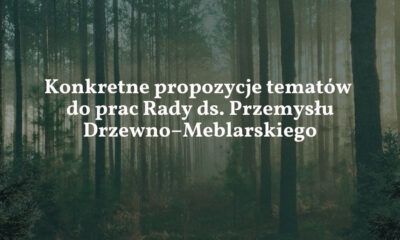 Koalicja na Rzecz Polskiego Drewna apeluje o realne wsparcie przemysłu drzewnego