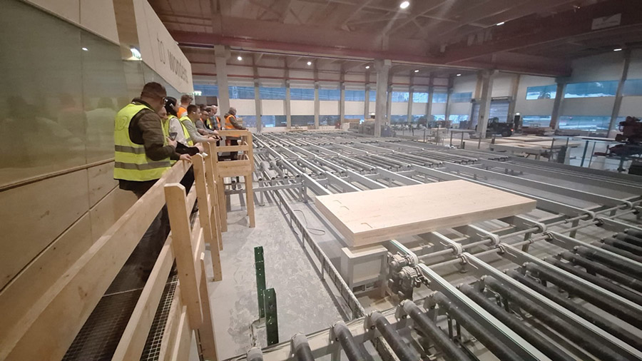 Produkcja CLT w firmie Noritec Stall. Fot. PIGPD