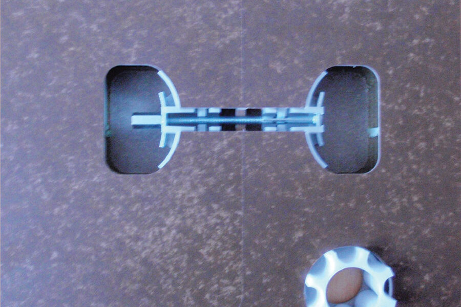 Sposób łączenia płyt z elementów lekkich Greengridz