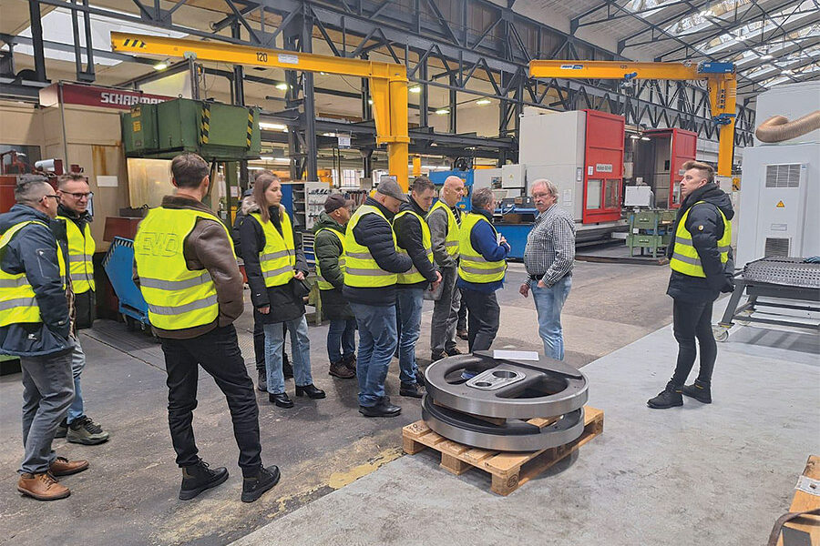 Wizyta w zakładzie produkcyjnym firmy EWD. Fot. PIGPD